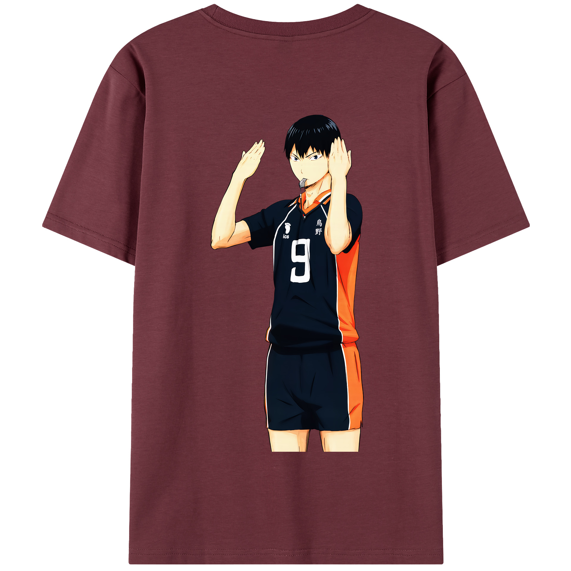 （画像用） ハイキュー!! Haikyu!! 綿100％半袖Tシャツ（背面プリント）